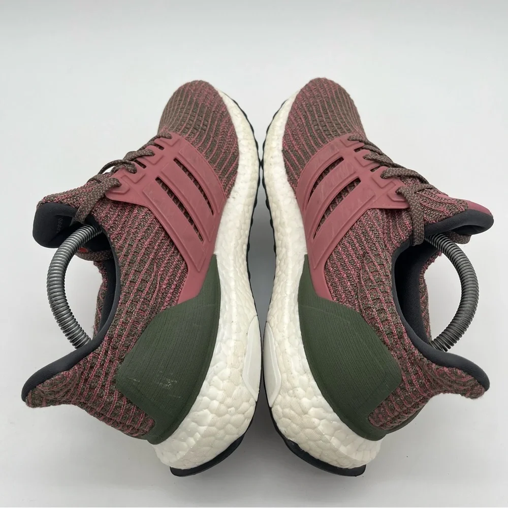 adidas Ultraboost Athletic Shoes in Rosewood and Olive